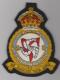 695 Squadron Royal Air Force King's Crown wire blazer badge