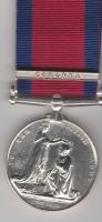 Military General Service 1793-1814 bar Corunna full size copy medal