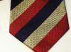 Light Dragoons non crease silk stripe tie