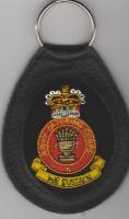 Army Catering Corps leather key ring
