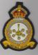 902 Auxiliary Air Force Squadron King's Crown wire blazer badge