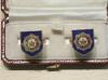 Brigade of Guards enamelled cufflinks