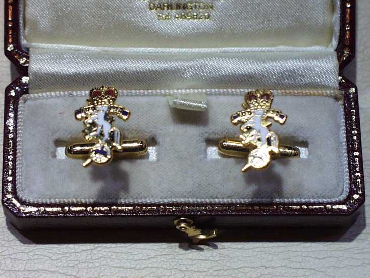Royal Electrical and Mechanical Engineers (REME) cufflinks - Click Image to Close