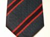 The Rifles non crease silk striped tie