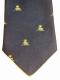 Royal Artillery (Gold Motifs on Navy) polyester crested tie 126