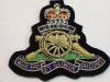 Royal Artillery Queens crown blazer badge