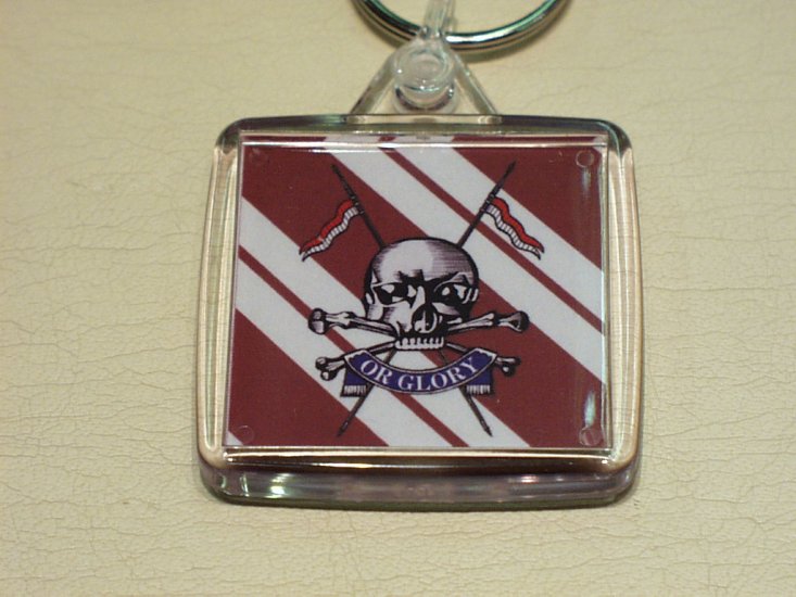 Queen's Royal Lancers key ring - Click Image to Close