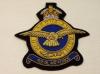 RAF Kings Crown badge with title blazer badge