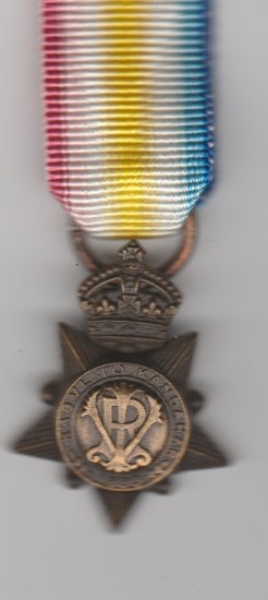 Kabul to Kandahar star miniature medal - Click Image to Close