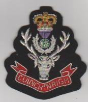 Queen's Own Highlanders blazer badge