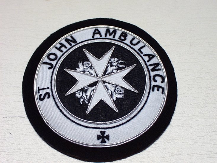 St John Ambulance Service blazer badge - Click Image to Close