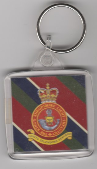 King's Shropshire Light Infantry key ring - Click Image to Close