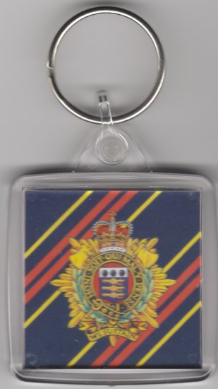 Royal Logistics Corps plastic key ring - Click Image to Close