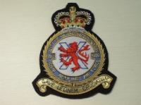 602 City of Glasgow Royal Auxiliary Air Force QC blazer badge