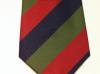Royal Scots polyester striped tie