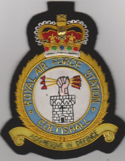 12 squadron RAF QC blazer badge - Click Image to Close