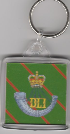 Durham Light Infantry plastic key ring - Click Image to Close