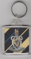 Queen's Royal Hussars key ring