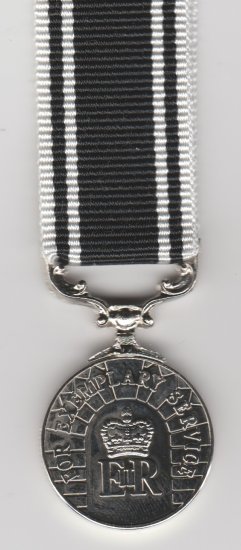 Prison Service Exemplary Service miniature medal - Click Image to Close