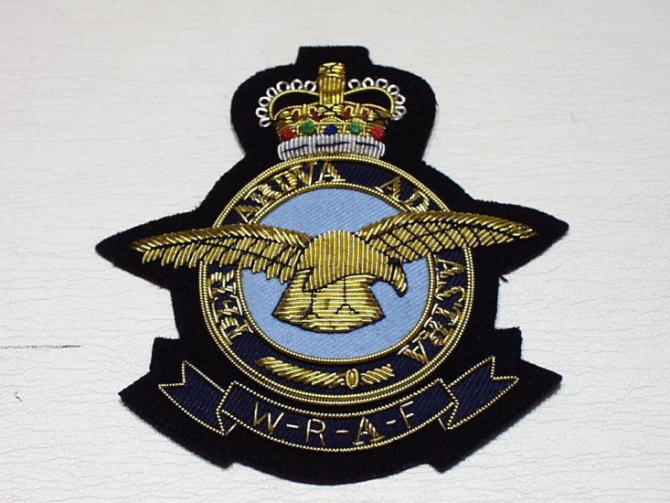 WRAF QC blazer badge - Click Image to Close