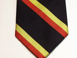 Royal Norfolk Regiment silk striped tie - Click Image to Close