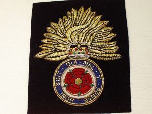 Royal Fusiliers (City of London) QC blazer badge 134 - Click Image to Close