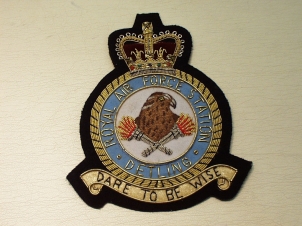 RAF Station Detling blazer badge - Click Image to Close