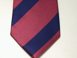 Royal Welch Fusiliers polyester striped tie - Click Image to Close