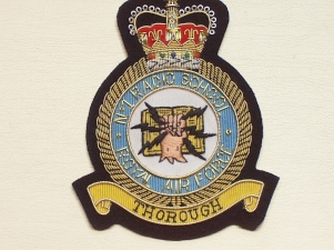 RAF No1 Radio School blazer badge - Click Image to Close