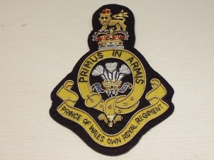 Royal Wiltshire Yeomanry blazer badge - Click Image to Close