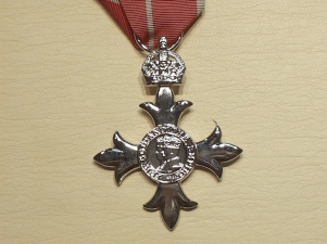 MBE (Military) full size copy medal - Click Image to Close