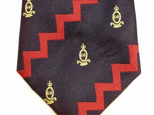 Royal Horse Artillery polyester crested tie - Click Image to Close