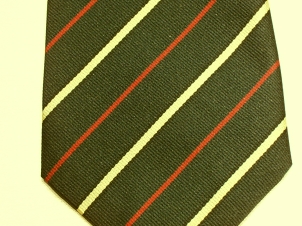 South Staffordshire Regiment polyester striped tie - Click Image to Close