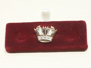 Royal Navy Coronet lapel pin - Click Image to Close