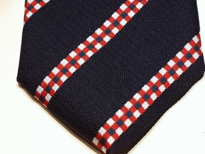 King's Own Scottish Borderers polyester striped tie - Click Image to Close