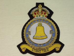 80 Squadron RAF KC blazer badge - Click Image to Close
