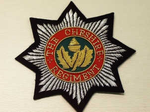 Cheshire Regiment The 22nd blazer badge - Click Image to Close