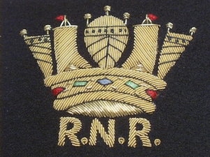 Royal Naval Reserve blazer badge - Click Image to Close