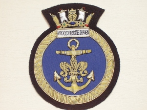 HMS Woodbridge Haven blazer badge - Click Image to Close