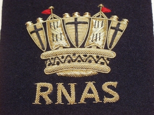 Royal Naval Air Service blazer badge - Click Image to Close