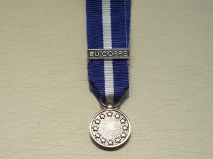 EU ESDP bar EU COPPS Planning and Support miniature medal - Click Image to Close