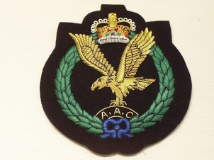 Army Air Corps QC blazer badge - Click Image to Close