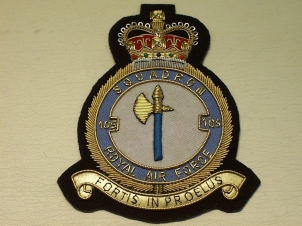 105 Squadron RAF QC blazer badge - Click Image to Close