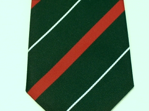 Light Infantry post 1995 silk striped tie - Click Image to Close