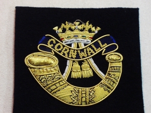 Duke of Cornwall's Light Infantry blazer badge - Click Image to Close
