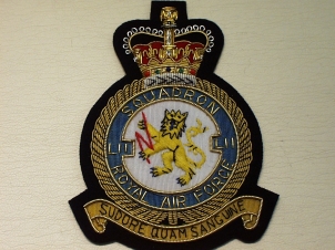 52 Sqdn QC RAF blazer badge - Click Image to Close