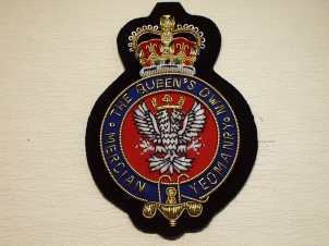 The Queen's Own Mercian Yeomanry blazer badge - Click Image to Close