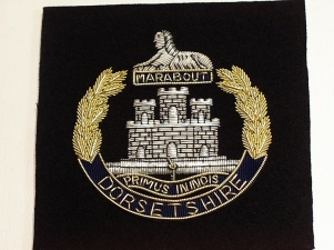 Dorsetshire Regiment blazer badge - Click Image to Close