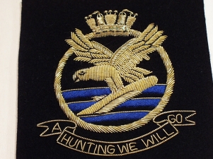 Anti-Submarines - A Hunting we will go blazer badge - Click Image to Close