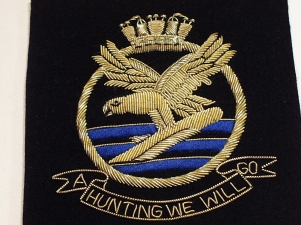 Anti Submarines Warfare - A Hunting we will go blazer badge - Click Image to Close